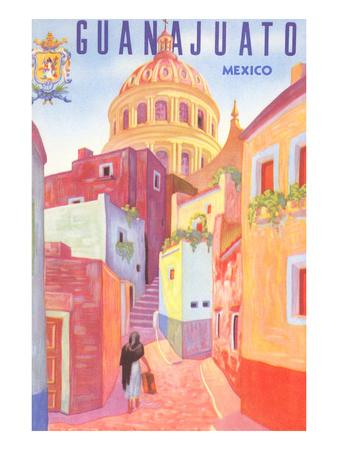 Mexico Bull Young Matador Vintage Airline Travel Art Poster Print Giclee